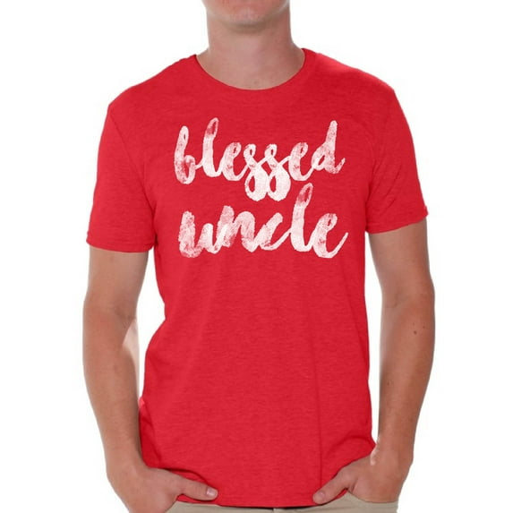 Awkward Styles Blessed Uncle T Shirt Best Uncle Shirt Father`s Day Men Shirt Father`s Made in USA Shirt God Blessed Uncle Shirt Best Uncle Gift Tshirt for Dad Gifts for Uncle Father`s Tshirts