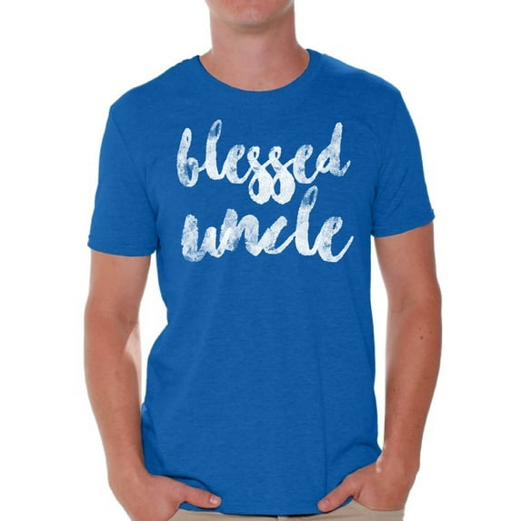 Awkward Styles Blessed Uncle T Shirt Best Uncle Shirt Father`s Day Men Shirt Father`s Made in USA Shirt God Blessed Uncle Shirt Best Uncle Gift Tshirt for Dad Gifts for Uncle Father`s Tshirts