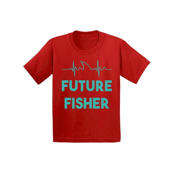 Awkward Styles Blue Shirt for Kids Happy Fisher Shirt for Kids Fishing T Shirt for Boys Future Fisher Shirt for Girls Fishing Lovers Gifts Fisher T Shirt for Children Future Fisher Shirt for Kids