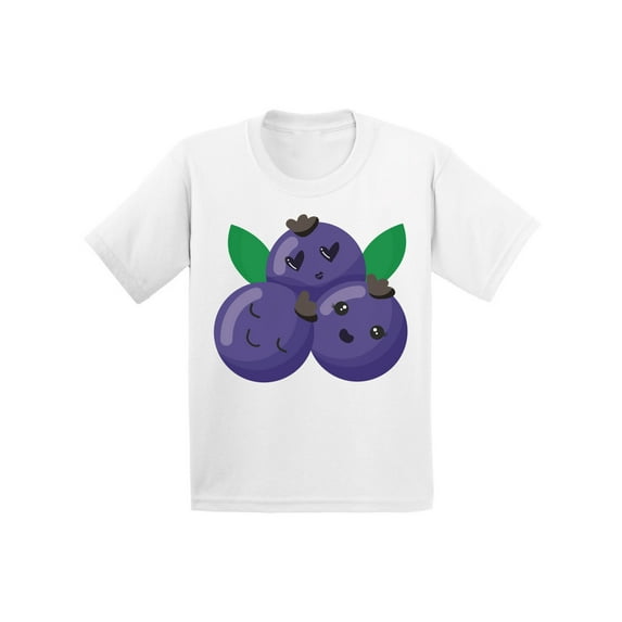 Awkward Styles Blueberry Kids Clothes Blueberry Infant T-Shirt for Girls Shirts for Boys Blueberry Outfit Fruits Shirts Berry T-Shirt for Children Kids Items Cute Fruits Tshirt Berry Lovers Clothing