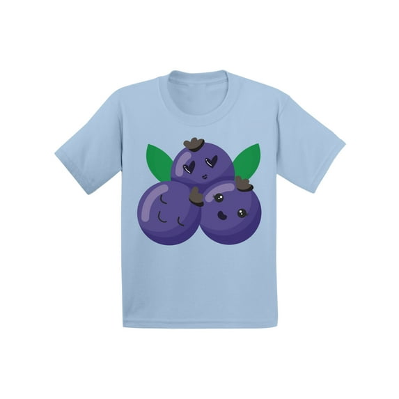 Awkward Styles Blueberry Kids Clothes Blueberry Infant T-Shirt for Girls Shirts for Boys Blueberry Outfit Fruits Shirts Berry T-Shirt for Children Kids Items Cute Fruits Tshirt Berry Lovers Clothing
