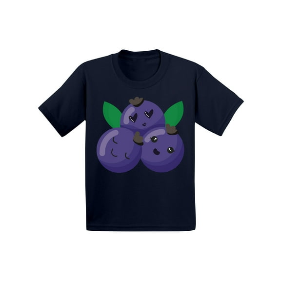 Awkward Styles Blueberry Kids Clothes Blueberry Infant T-Shirt for Girls Shirts for Boys Blueberry Outfit Fruits Shirts Berry T-Shirt for Children Kids Items Cute Fruits Tshirt Berry Lovers Clothing