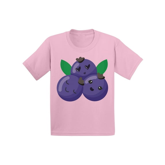 Awkward Styles Blueberry Kids Clothes Blueberry Infant T-Shirt for Girls Shirts for Boys Blueberry Outfit Fruits Shirts Berry T-Shirt for Children Kids Items Cute Fruits Tshirt Berry Lovers Clothing