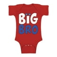 thumbnail image 1 of Awkward Styles Bodysuit Short Sleeve Bow Tie Baby Items for Boys Big Brother Outfit Bow Tie Clothing Pregnancy Announcement Romper for Newborn Baby Big Bro One Piece Bow Tie Clothes Collection, 1 of 4
