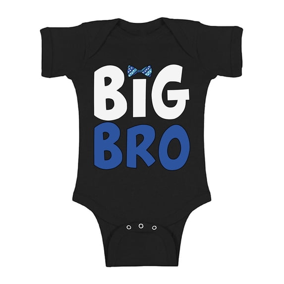 Awkward Styles Bodysuit Short Sleeve Bow Tie Baby Items for Boys Big Brother Outfit Bow Tie Clothing Pregnancy Announcement Romper for Newborn Baby Big Bro One Piece Bow Tie Clothes Collection