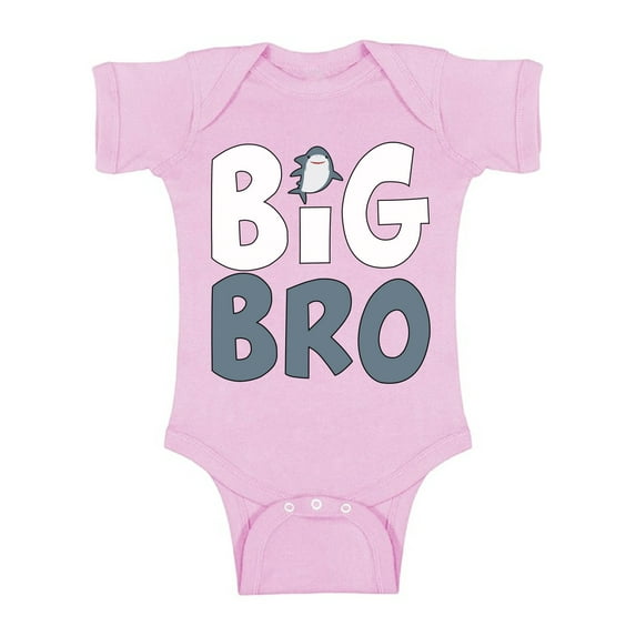 Awkward Styles Bodysuit Short Sleeve Shark Romper Baby Items for Boys Big Brother Outfit Shark Clothing Pregnancy Announcement Romper for Newborn Baby Big Bro One Piece Top Shark Clothes Collection