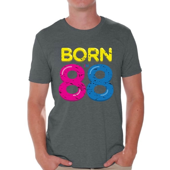 Awkward Styles Born In 88 Tshirt 30th Birthday Party Outfit for Men Funny Thirty Shirts Mens 30th Tshirt B-Day Party for Men 88 Shirt Born in 1988 Funny Birthday Shirts for Men 30th Birthday Shirt
