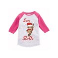 thumbnail image 1 of Awkward Styles Boys Christmas T-Shirt Xmas Son Sloth Raglan Shirt Kids, 1 of 4