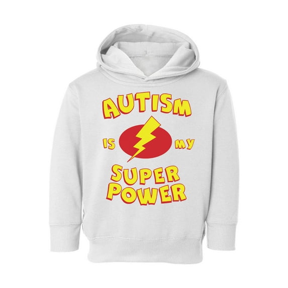 Awkward Styles Boys Girls Autism Hoodie Toddler Autism Is My Super Power Hooded Sweatshirt for Kids