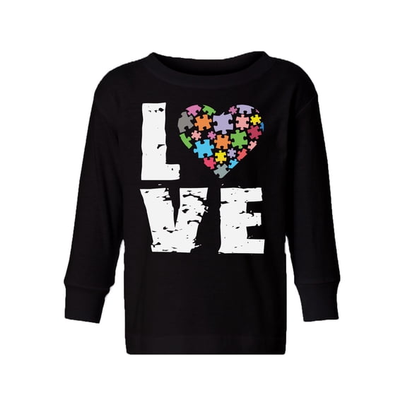 Awkward Styles Boys Girls Autism Shirt Long Sleeve Love Puzzle Tee for Kids