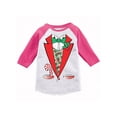thumbnail image 1 of Awkward Styles Boys Girls Christmas T-Shirt Funny Xmas Tuxedo Raglan Shirt Kids, 1 of 4