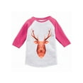 thumbnail image 1 of Awkward Styles Boys Girls Christmas T-Shirt Pink Xmas Deer Raglan Shirt Kids, 1 of 4