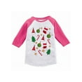 thumbnail image 1 of Awkward Styles Boys Girls Christmas T-Shirt Xmas Pattern Raglan Shirt Kids, 1 of 4