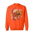 thumbnail image 1 of Awkward Styles Boys Girls Halloween Crewneck Top Pumpkin Dinosaur Sweatshirts, 1 of 5