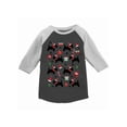 thumbnail image 1 of Awkward Styles Boys Girls Xmas T-Shirt Dogs Christmas Pattern Toddler Raglan Shirt, 1 of 4