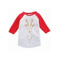 thumbnail image 1 of Awkward Styles Boys Girls Xmas T-Shirt Christmas Deer Toddler Raglan Shirt, 1 of 4