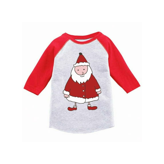 Awkward Styles Boys Girls Xmas T-Shirt Christmas Santa Claus Raglan Shirt Kids