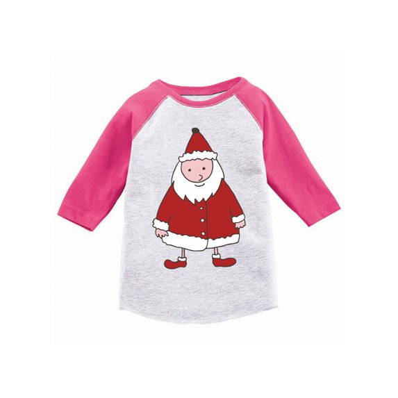 Awkward Styles Boys Girls Xmas T-Shirt Christmas Santa Claus Raglan Shirt Kids