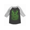 thumbnail image 1 of Awkward Styles Boys Girls Xmas T-Shirt Neon Christmas Light Raglan Shirt Kids, 1 of 4