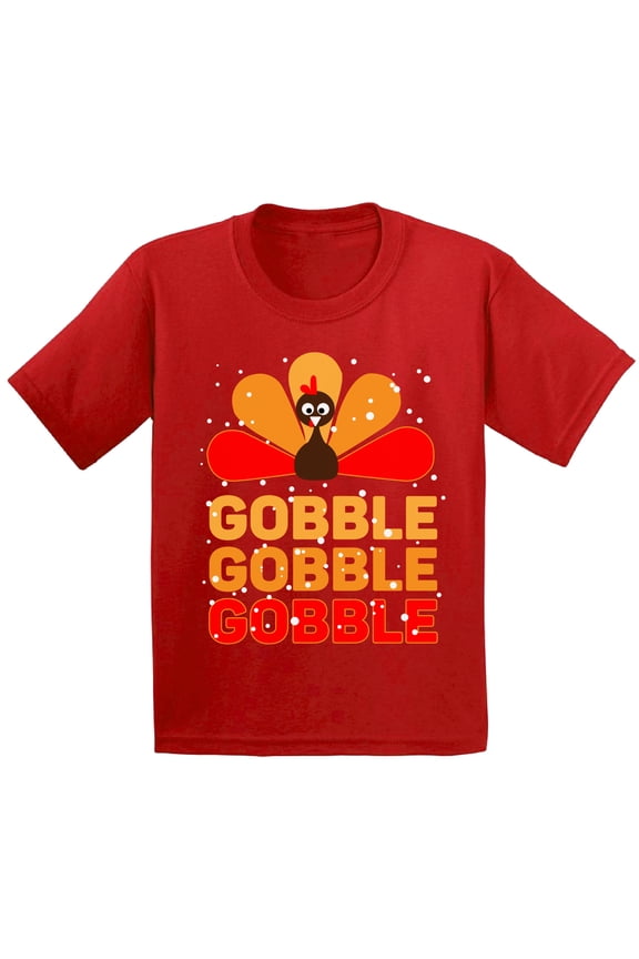Boys Thanksgiving Shirts Infant Gobble Gobble T-shirt