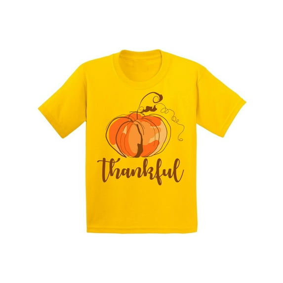 Awkward Styles Boys Thanksgiving Shirts Kids Thankful T-shirt