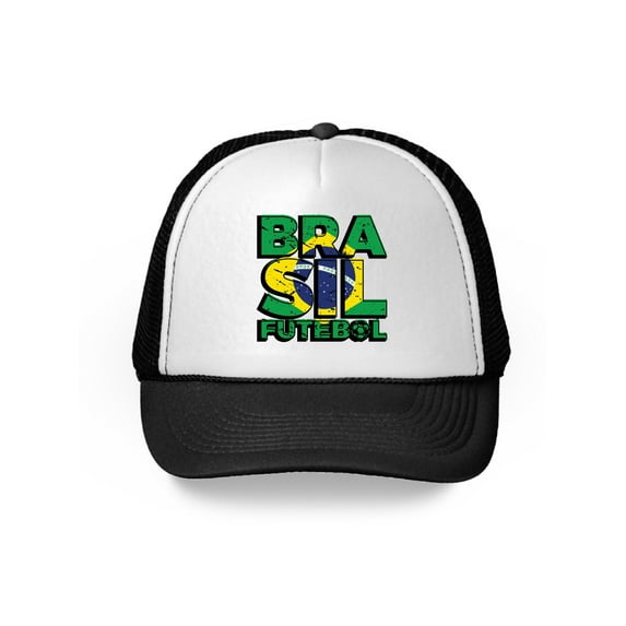 Awkward Styles Brasil Futebol Hat Brazil Trucker Hats for Men and Women Hat Gifts from Brazil Brazilian Soccer Cap Brazilian Hats Unisex Brazil Snapback Hat Brazil 2018 Trucker Hats Brazil Soccer Hat