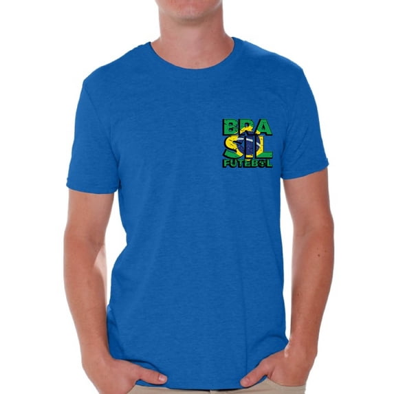 Awkward Styles Brasil Futebol Shirt for Men Brazilian Soccer Tshirt Brazil Shirts for Men Brazil 2018 Tshirt Brazilian Soccer 2018 Brazil Gifts for Men Gifts from Brazil Brazilian Flag Tshirt