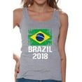 thumbnail image 1 of Awkward Styles Brazil 2018 Soccer Tank Top for Women Brazilian Flag Gift for Her, 1 of 4