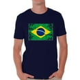 thumbnail image 1 of Awkward Styles Brazil Flag Shirt for Men Brazilian Soccer 2018 Tshirt Gifts from Brazil Flag of Brazil Brazilian Men Brazil Shirts for Men Brazil 2018 Tshirt Brazilian Gifts for Him Brazilian Flag, 1 of 4
