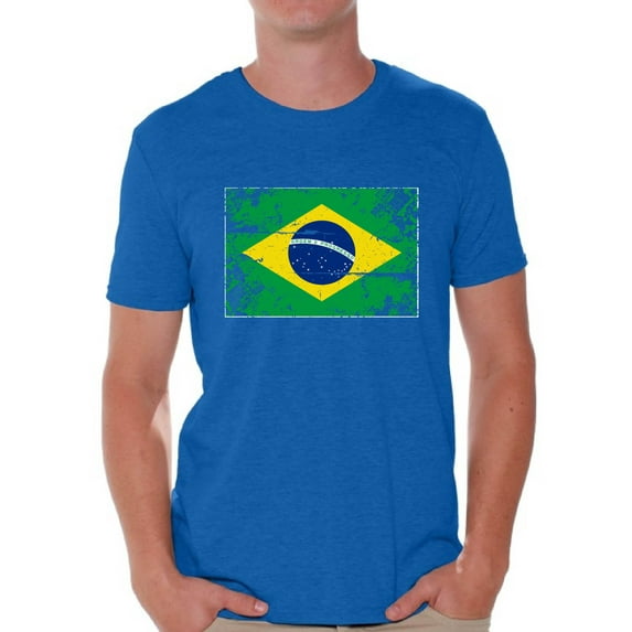 Awkward Styles Brazil Flag Shirt for Men Brazilian Soccer 2018 Tshirt Gifts from Brazil Flag of Brazil Brazilian Men Brazil Shirts for Men Brazil 2018 Tshirt Brazilian Gifts for Him Brazilian Flag