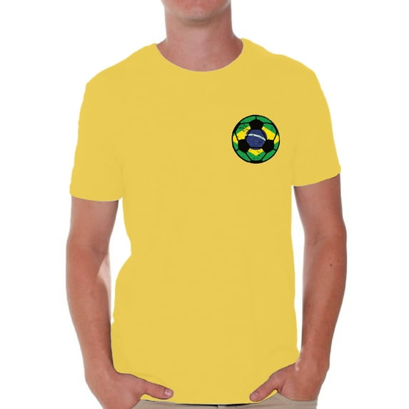 Awkward Styles Brazil Tshirt for Men Brazilian Soccer Shirts Gifts from Brazil