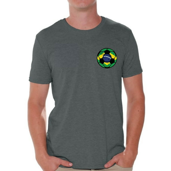 Awkward Styles Brazil Tshirt for Men Brazilian Soccer Shirts Gifts from Brazil