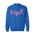 thumbnail image 1 of Awkward Styles Breast Cancer Awareness Crewneck Sweater Hope Pink Ribbon Sweatshirts, 1 of 5