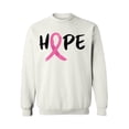 thumbnail image 1 of Awkward Styles Breast Cancer Awareness Crewneck Sweater Hope Ribbon Sweatshirts, 1 of 5