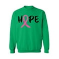 thumbnail image 1 of Awkward Styles Breast Cancer Awareness Crewneck Sweater Hope Ribbon Sweatshirts, 1 of 5