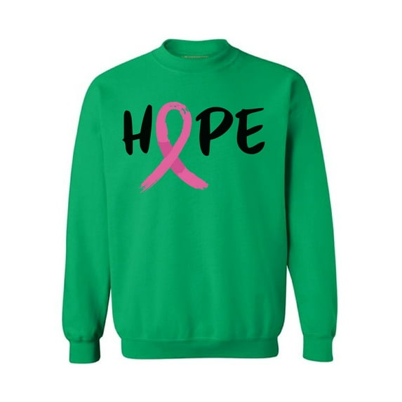 Awkward Styles Breast Cancer Awareness Crewneck Sweater Hope Ribbon Sweatshirts