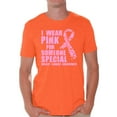 thumbnail image 1 of Awkward Styles Breast Cancer Awareness Men's Shirt Cancer Shirts I Wear Pink For Someone Special T-Shirt Breast Cancer Survivor Gifts Pink Ribbon Tshirt for Men Pink Cancer Support, 1 of 4
