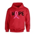 thumbnail image 1 of Awkward Styles Breast Cancer Awareness Sweater Hope Ribbon Unisex Hoodies, 1 of 5