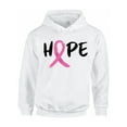 thumbnail image 1 of Awkward Styles Breast Cancer Awareness Sweater Hope Ribbon Unisex Hoodies, 1 of 5
