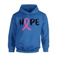 thumbnail image 1 of Awkward Styles Breast Cancer Awareness Sweater Hope Ribbon Unisex Hoodies, 1 of 5