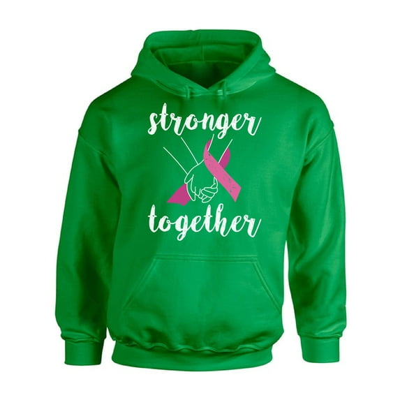 Awkward Styles Breast Cancer Awareness Sweater Stronger Together Unisex Hoodies