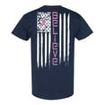 thumbnail image 1 of Awkward Styles Breast Cancer Awareness T-Shirt Believe Flag T Shirts for Men Back Print, 1 of 4