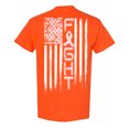 thumbnail image 1 of Awkward Styles Breast Cancer Awareness T-Shirt Fight Flag T Shirts for Men Back Print, 1 of 4