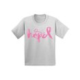 thumbnail image 1 of Awkward Styles Breast Cancer Awareness T-Shirt Hope Pink Ribbon Kids T Shirts, 1 of 4