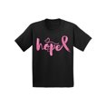 thumbnail image 1 of Awkward Styles Breast Cancer Awareness T-Shirt Hope Pink Ribbon Kids T Shirts, 1 of 4