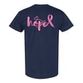 thumbnail image 1 of Awkward Styles Breast Cancer Awareness T-Shirt Hope Pink Ribbon T Shirts for Men Back Print, 1 of 4