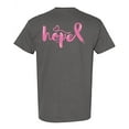 thumbnail image 1 of Awkward Styles Breast Cancer Awareness T-Shirt Hope Pink Ribbon T Shirts for Men Back Print, 1 of 4
