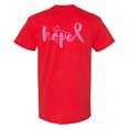 thumbnail image 1 of Awkward Styles Breast Cancer Awareness T-Shirt Hope Pink Ribbon T Shirts for Men Back Print, 1 of 4