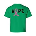 thumbnail image 1 of Awkward Styles Breast Cancer Awareness T-Shirt Hope Ribbon Kids T Shirts Back Print, 1 of 4