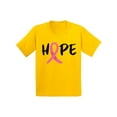 thumbnail image 1 of Awkward Styles Breast Cancer Awareness T-Shirt Hope Ribbon Kids T Shirts, 1 of 4